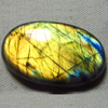 New Madagascar - LABRADORITE - Oval Cabochon Huge size - 25x41 mm Gorgeous Strong Multy Fire